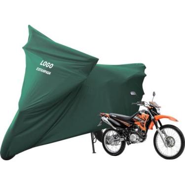 Imagem de Capa De Tecido Para Moto Yamaha XTZ 125 E XTZ 125K - Mz, Verde