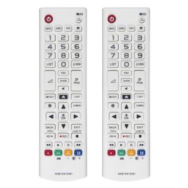 Imagem de 2 peças AKB74915361 controle remoto substituído -ALLIMITY - adequado para LG LCD Smart TV AKB74915361 controle remoto AKB74915360 55UG8700 43UF6900 60UF7700 49UF7700 79UF7700 79UF7700 00 49 UF8500