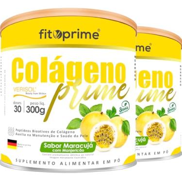 Imagem de KIT2 Colágeno Hidrolisado Verisol Prime Vitaminas e Minerais 300g Sabor Marcujá c/Manjericão