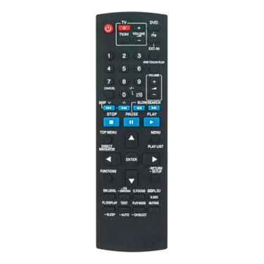 Imagem de Controle remoto de substituição N2QAYB000095 compatível com o sistema de som Panasonic DVD Home Theater SC-PT550 SC-PT850 SC-PT850W