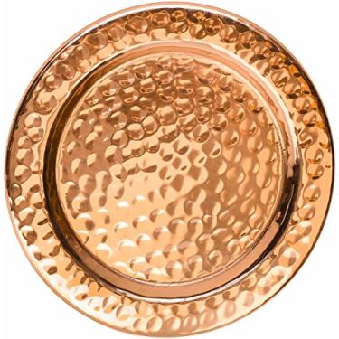 Imagem de Porta-copos de cobre sólido – Conjunto de 4 porta-copos artesanais martelados artesanais, Hammered Copper, 1