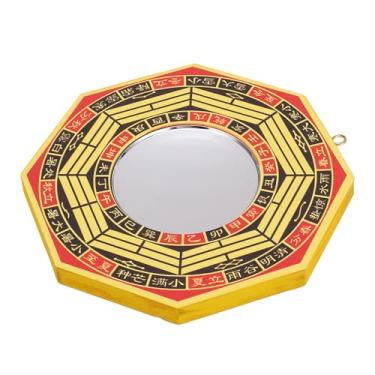 Imagem de Espelho talismã Taoísta, Espelho Feng Shui Chinês, Espelho Convexo/côncavo de Madeira Chinês Feng Shui, Espelho para Casa, Sala de Estar (Espelho côncavo de 6 polegadas)