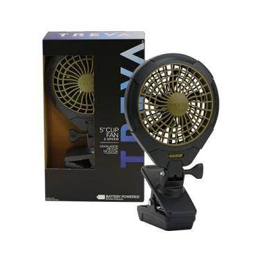Imagem de (Preto) - Ventilador de clipe portatil operado por bateria O2COOL 13 cm