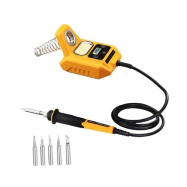 Imagem de Bothyi Estação de ferro de solda elétrica portátil versátil para aquecimento rápido de temperatura ajustável industrial e de fabricação