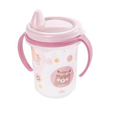 Imagem de Copo Caneca Infantil Trio com Alça Tampa Protetora 330ml - PLASUTIL, R