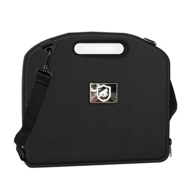 Imagem de Gshield Maleta Executiva Guardian para Notebook até 14.1" com Alça de Mão e Ombro, Feita em Material Termomoldado, Preto
