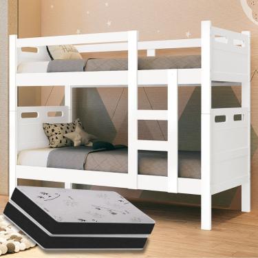 Imagem de Beliche Jaspe com 2 colchões  D28 Espuma