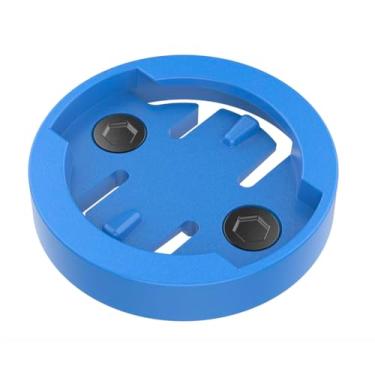 Imagem de KOM Cycling Disco de substituição para suporte CM06, suporte de haste, suporte de guidão integrado (azul (disco Wahoo), disco Singe)