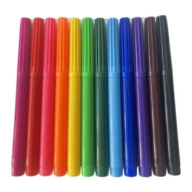 Imagem de Conjunto 12 Canetas Hidrocor Jumbo - School Basics