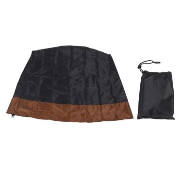 Imagem de Capa de Proteção contra Banho de Pássaro, Cobertura de Jardim de Tecido Com Revestimento Prateado 420D Com Design de Emenda de Cor Dupla para Proteção de Poeira No Inverno, Leve