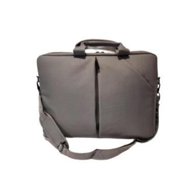 Imagem de Bolsa Transversal Notebook Pasta Mala Resistente Lisa Cinza - shop mix