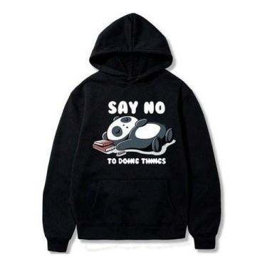 Imagem de Blusa De Frio Moletom Urso Ursinho Fofo Panda Estudou Muito - Use Nerd