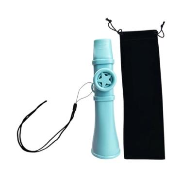 Imagem de Colaxi Kazoo Mouth Flute Party Portable Favors Gift exclusivo fácil de tocar de brinquedo para o teclado do ukulele de violão de guitarra Iniciante, Azul