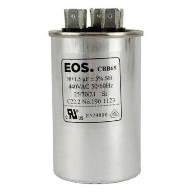 Imagem de Capacitor 30 + 1.5 UF 440v 3 Saídas - Eos
