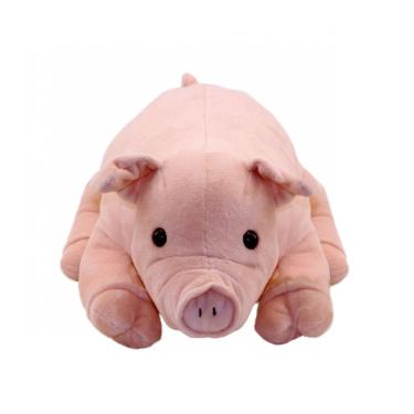 Imagem de Porco Rosa Deitado Pelúcia 29 Cm Lindo E Fofo Fofy Toys