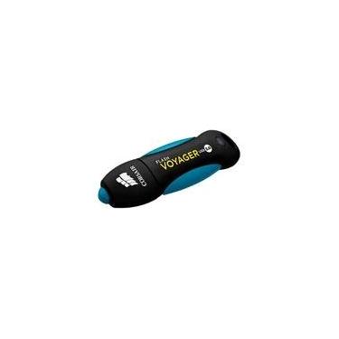 Imagem de Pen Drive 32GB Corsair Voyager, USB 3.0, Resistente à Água e Choque, Leitura de 200MB/s, Azul e Preto - CMFVY3A-32GB