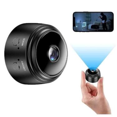Imagem de Mini Câmera Espiã Wifi Hd 1080p Babá Escondida Envio já - Home Goods