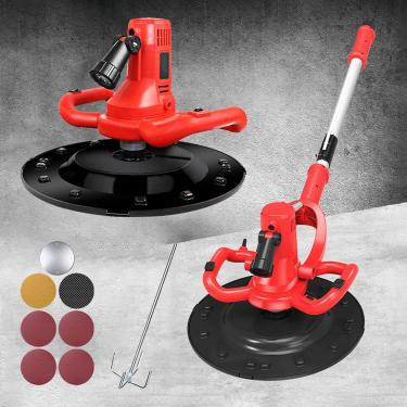 Imagem de Argamassa De Cimento Corete Espátula Elétrica Misturador De Argamassa De Alisamento De Parede De Máquina De Polimento, Com Haste De Agitação, Haste De Extensão, Linha De Energia De 8m, 1680