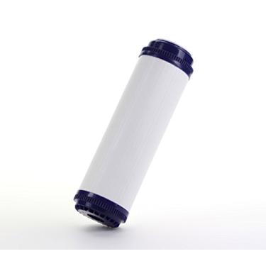 Imagem de Hydronix Filtro de água de carbono ativado granular de coco UDF-10 Gac para osmose reversa, sistemas de beber embaixo da pia ou bancada 6,3 cm x 25,4 cm