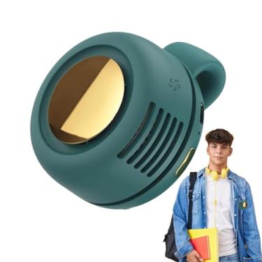 Imagem de Ventilador De Clipe - Ventilador Pessoal Sem Pás Recarregável | Cooler de Ar Articulável 360° Com 3 Velocidades para Cintura e Viagens