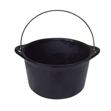 Imagem de Panela Ferro Fundido Caldeirão Antigo Sem Tampa N° 20 3L