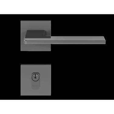 Imagem de Fechadura Em Zamac Roseta Quadrada 502-55 Externa Sara Pado