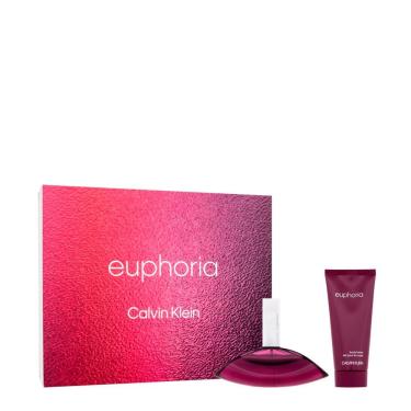 Imagem de Kit Calvin Klein Euphoria Edp Feminino 100ml + Body Lotion
