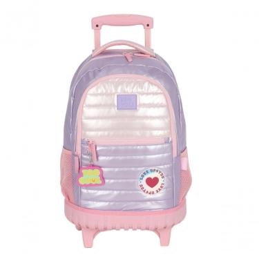 Imagem de Mochilete Com Carrinho Rosa - Unico Rosa