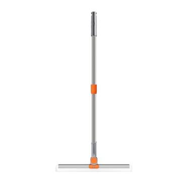 Imagem de Piso Squeegee Brassomagem Manusea Telescópica Longa, Rodo Versátil de Alça Longa para a Janela do Banheiro do Chuveiro Com Material de Silicone de Aço Inoxidável