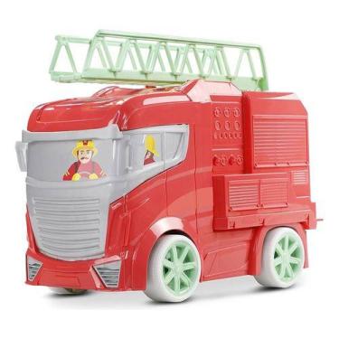 Imagem de Baby Truck Bombeiro Plast 0220 Roma Jensen - Napolestore