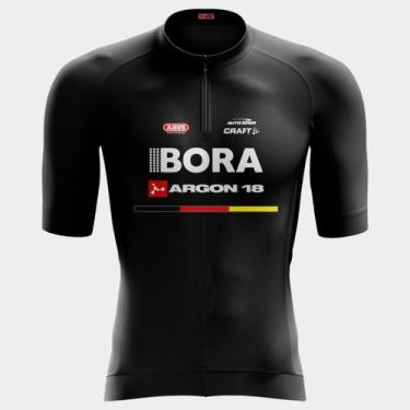 Imagem de Camisa de Ciclismo Masculino Manga Curta Proteção Uv Bolsos Traseiros 