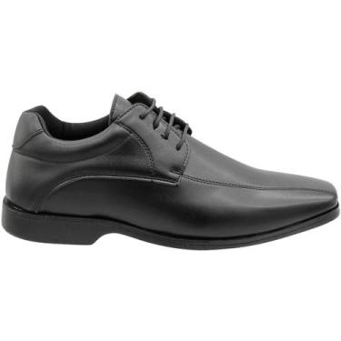 Imagem de Sapato Social West Line Com Cadarço Classic Masculino, Preto, 42