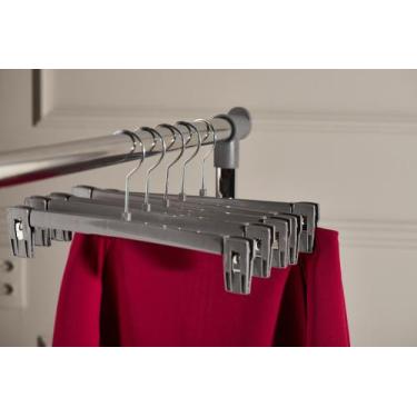 Imagem de Cabide para Saia/calça Adulto c/clips de metal 30 cm. kit Ioplast, Pra
