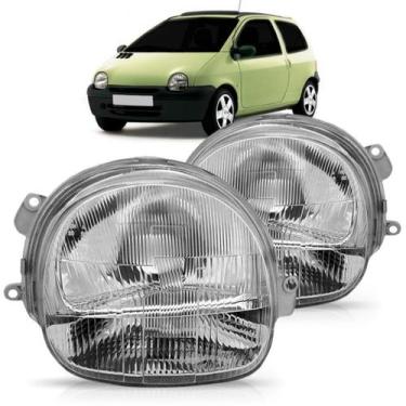 Imagem de Farol Twingo 2001 2002 2003 2004 2005 A 2007 Eletrico - TYC, Esquerdo