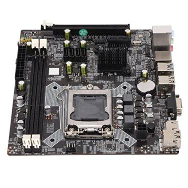 Imagem de Placa-mãe para jogos DDR3 LGA 1150 CPU USB3.0 SATA3.0, placa-mãe para desktop RJ45 HDMI VGA DVI, placa de rede RTL8105e 100M, chip de voz de 6 canais, slot para placa gráfica PCIE X16
