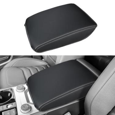 Imagem de INTGET Capa para console central Volkswagen 2024 2025 Volkswagen/VW Atlas Capa de descanso de braço protetor de tampa de apoio de braço para VW Volkswagen Atlas 2025 Acessórios Cross Sport (pontos