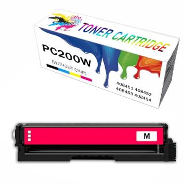 Imagem de DMXGJD Cartuchos de toner PC200W compatíveis com RICOH 408451 408452 408453 408454 cartucho de tinta funciona para impressoras RICOH MC240FW PC200W, sem chip, M-4500 páginas