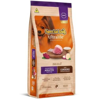 Imagem de Ração Seca Special Dog Ultralife Para Cães Adultos Raças Pequenas Cordeiro E Arroz - 3 Kg