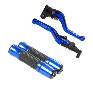 Imagem de Kit Manopla Esportiva Manete Alumínio Resistente Pop 100 110 - Stark R