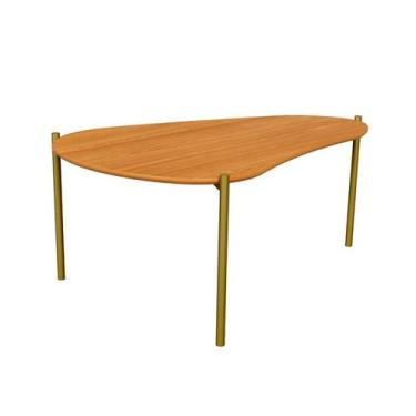 Imagem de Mesa de Centro Ôrganica Meven 100% MDF Freijó 70 cm - Modern