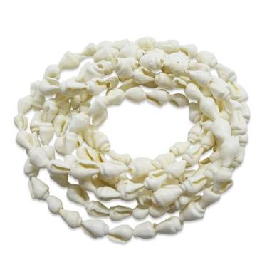 Imagem de Guia de Proteção Contra o Mal Conchas Brancas 68cm - flash