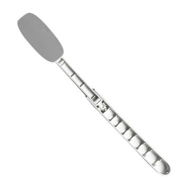 Imagem de Generic Espalhador de loção para as costas com cabo longo, aplicador de creme autobronzeador, prático para as costas, corpo e pés, ergonômico, Cinza