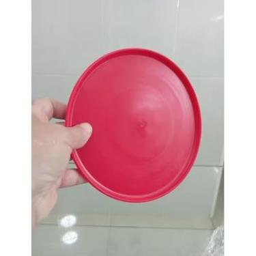Imagem de Frisbee Disco Brinquedo para Pets Cão Cachorro Ar Livre Parque (Vermelho)