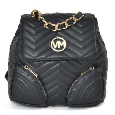 Imagem de Bolsa Mochila Bag Via Marte Alça de Mão Corrente Fixa Matelassê B2-603