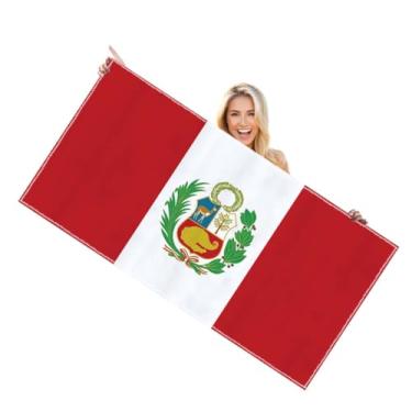 Imagem de RaymNord Toalha de praia grande com bandeira do Peru, secagem rápida, sem areia, toalha de piscina de microfibra peruana de 70 × 140 cm, secagem rápida, resfriamento absorvente macio, secagem rápida