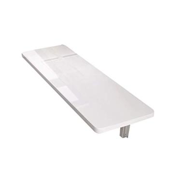 Imagem de Mesa dobrável montada na parede, para escritório, cozinha, sala de jantar, banheiro ou varanda, mesa de computador portátil resistente