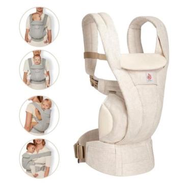 Imagem de Canguru Bebê 4 Posições Ergonômico Deluxe Linen Bg Ergobaby