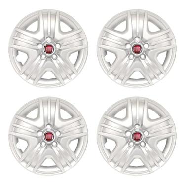 Imagem de Jogo Calota Aro 16 Toro 2016 Á 2024 Furação 5x110 + Emblema Vermelho