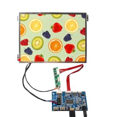 Imagem de FanyiTek Tela Lcd Ips 10,4" 1024X768 4:3 Com Placa Controladora Usb Lvds Tipo C, Furos De Localização, Para Monitor Substituição Industrial/Monitor Jogos Retrô