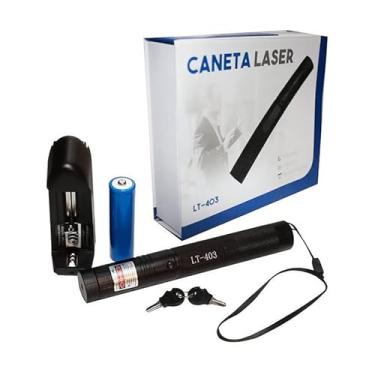 Imagem de Caneta Laser Pointer Ultra Forte Verde Longo Alcance Apresentação De Slides